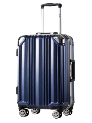 Coolife Luggage Aluminium Frame Suitcase