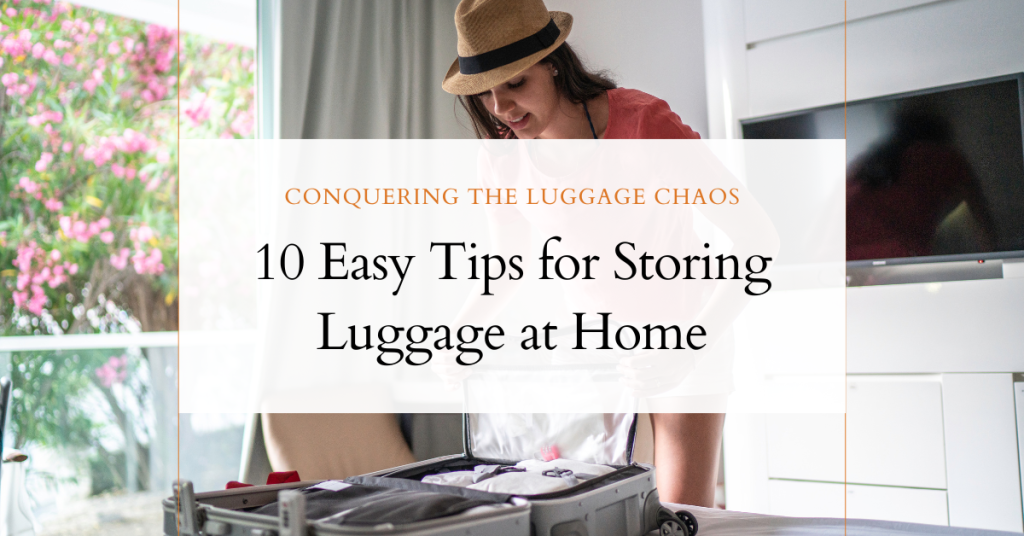 Tips for Storing Luggage at Home